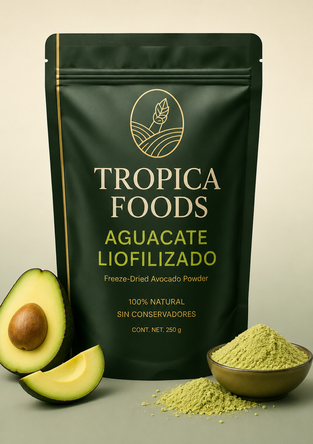 Aguacate Liofilizado LYOFI™ — Freeze-Dried Avocado Powder Mexico