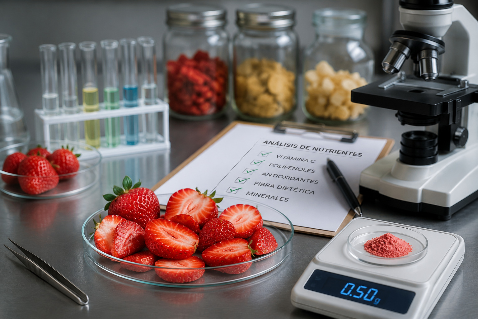 Análisis de Nutrientes LYOFI™ — Laboratorio de calidad